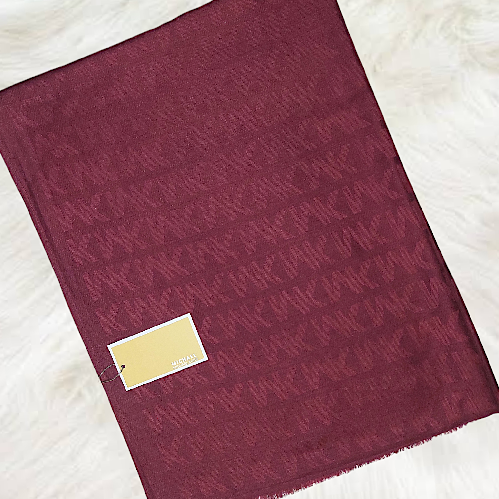 MK Stole- Maroon - Image 2