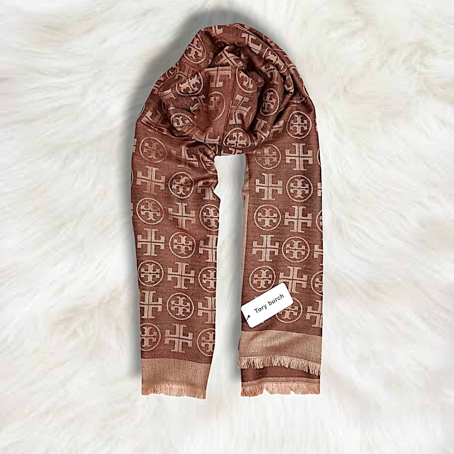 Tory Burch Stole-Light Brown
