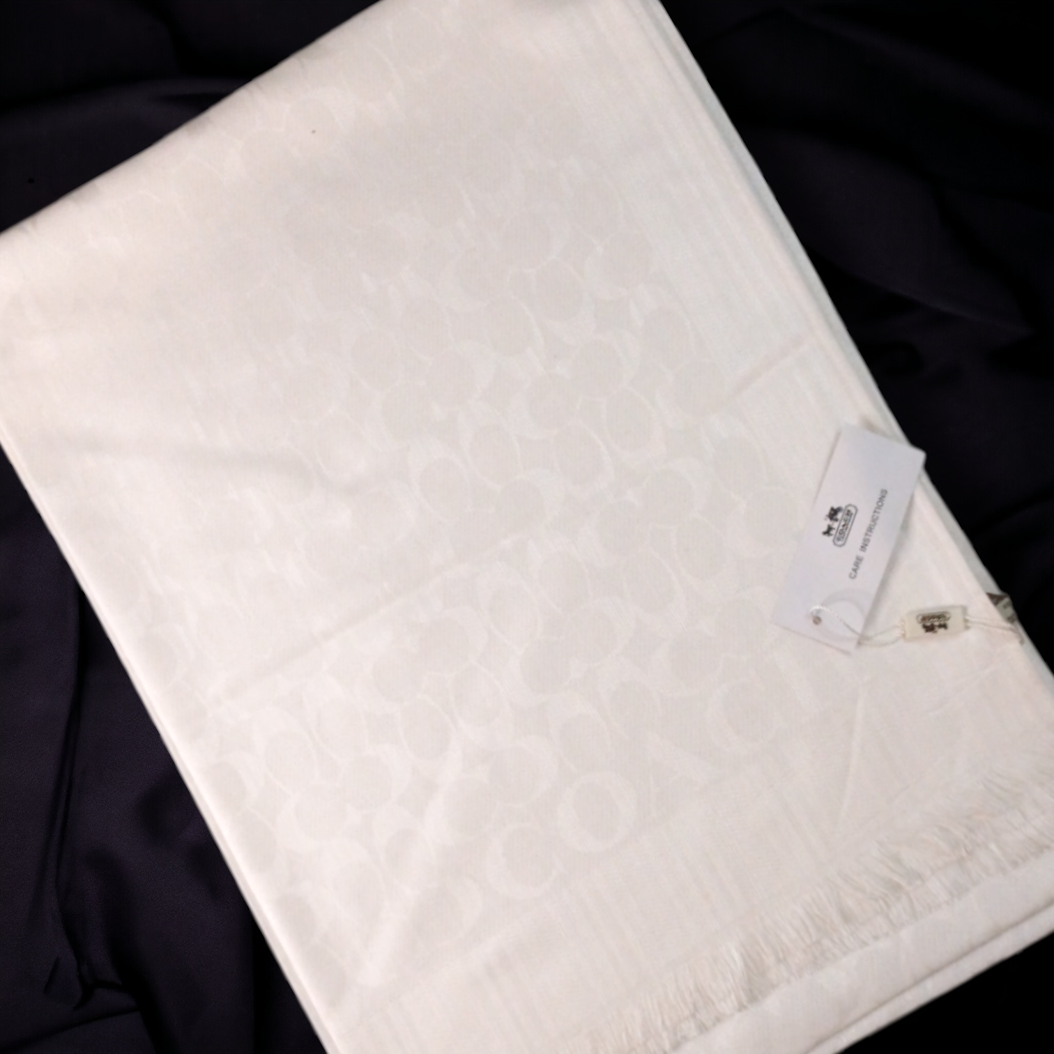 Coach Stole-White - Image 2
