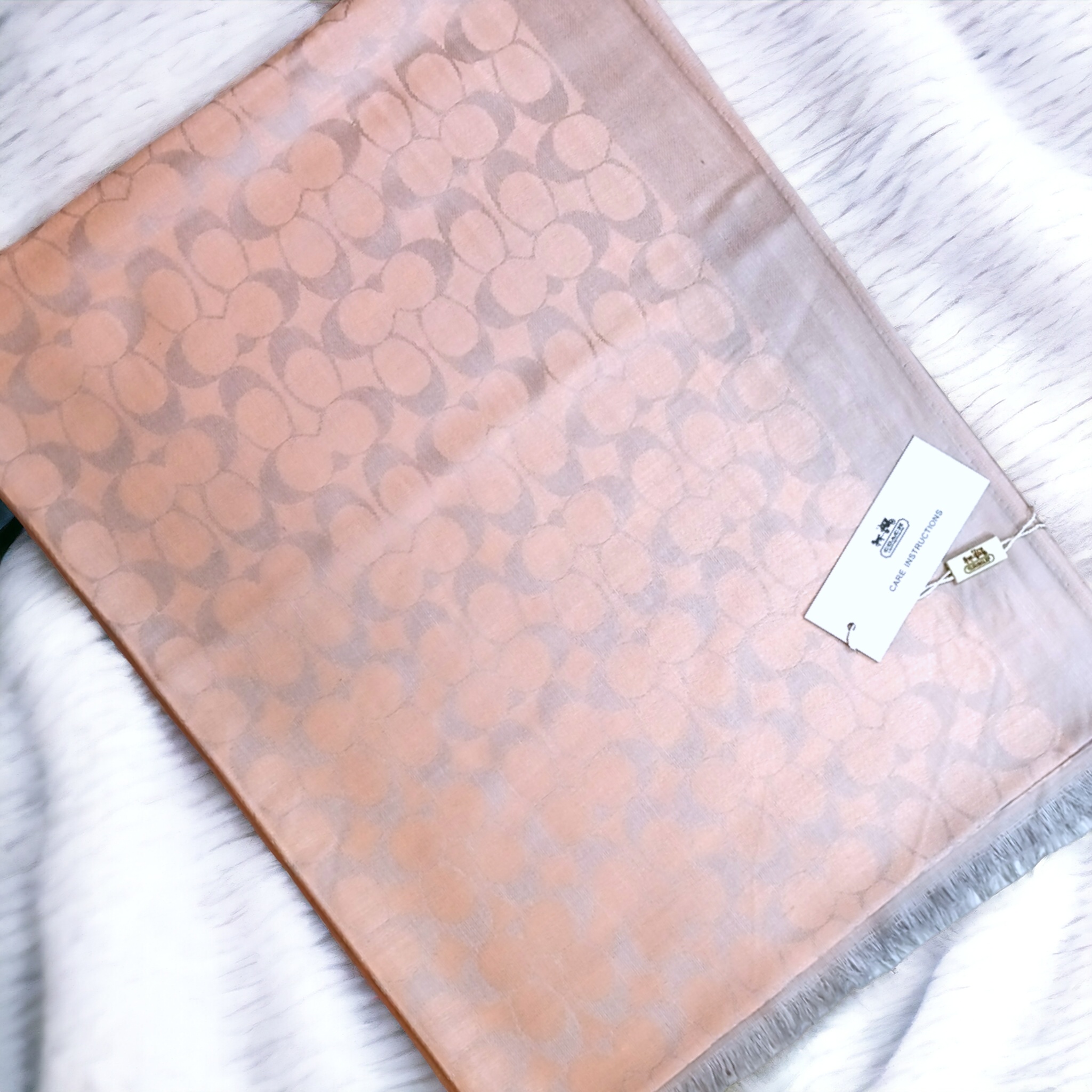Coach Stole- Pink Grey - Image 2