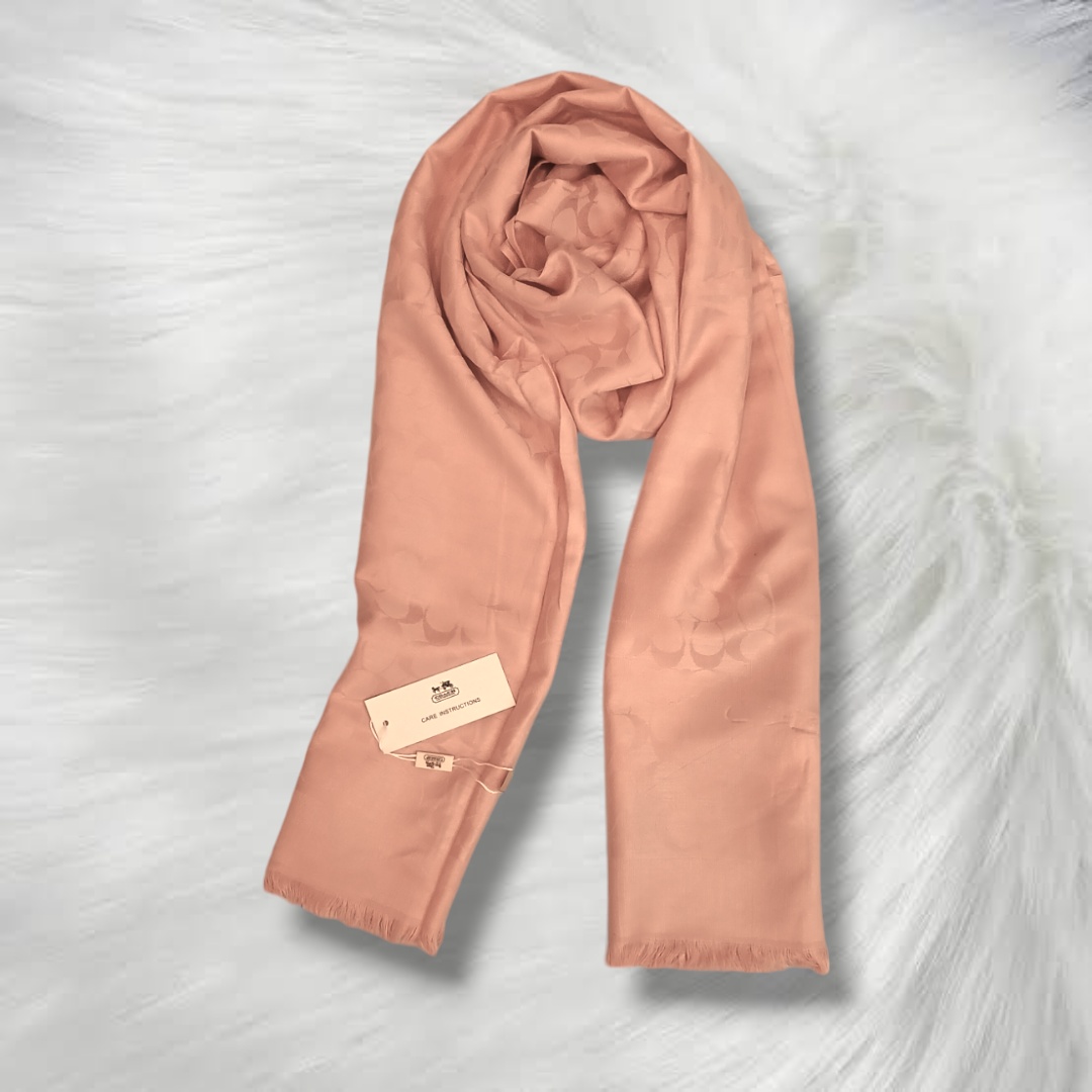 Coach Stole-Peach