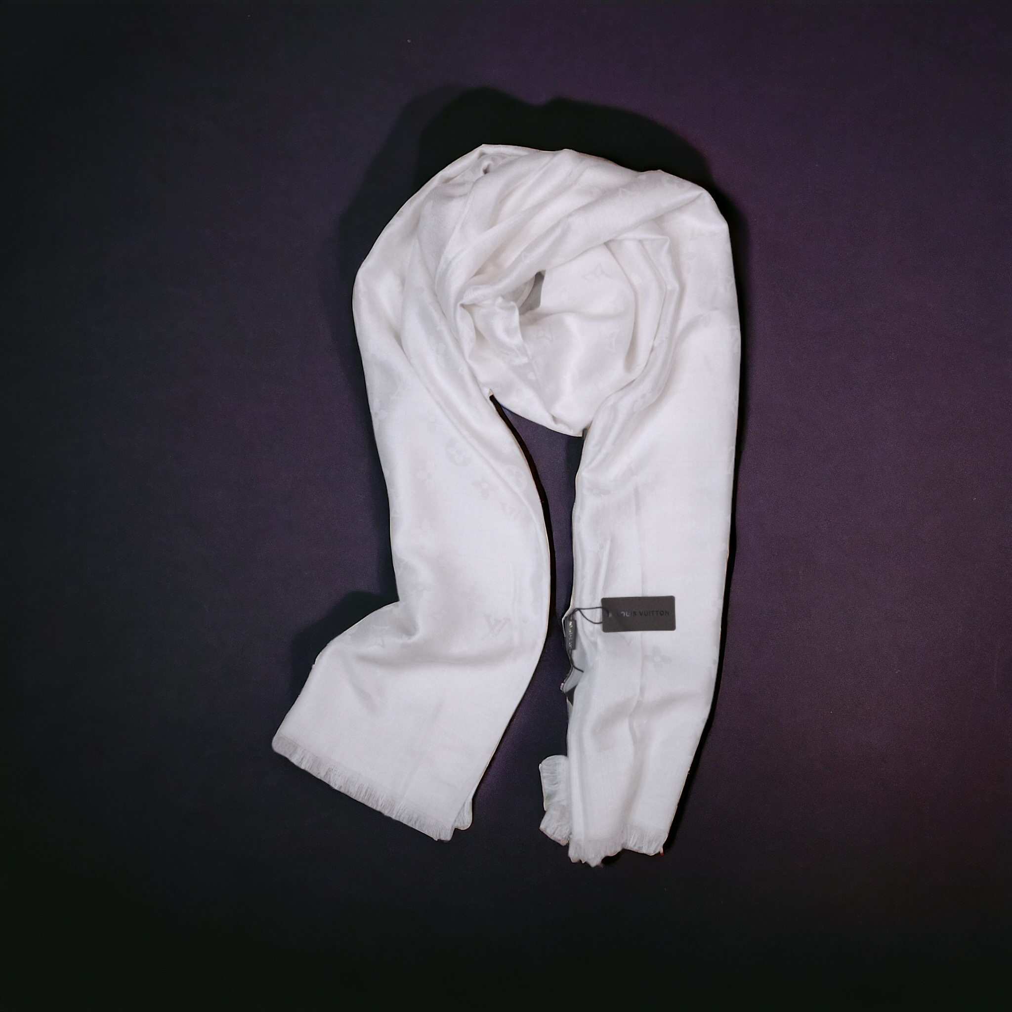 LV Stole-White