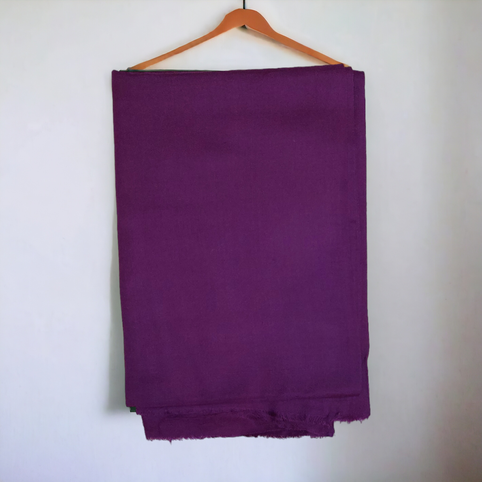 Plain Pashmina Shawl-Purple - Image 2