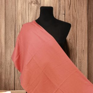 Plain Pashmina Shawl-Coral Pink