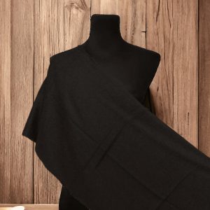 Plain Pashmina Shawl-Black