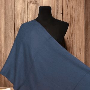 Plain Pashmina Shawl-Steel Blue