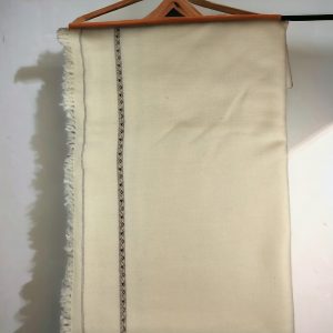 Men Shawl-Off White