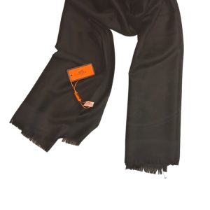 Hermes Paris Cashmere Stole - Black
