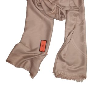 Hermes Paris Cashmere Stole - Dark Beige