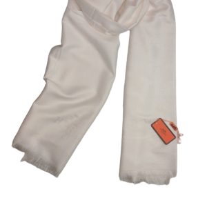 Hermes Paris Cashmere Stole - Off White
