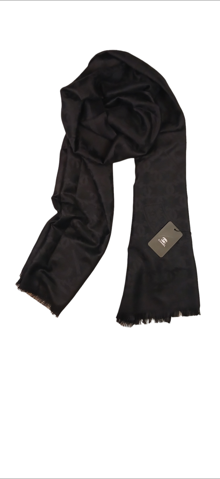 Chanel Cashmere Stole - Black