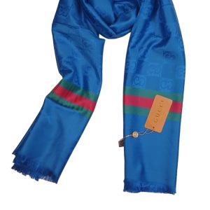 Gucci Cashmere Stole - Light Blue