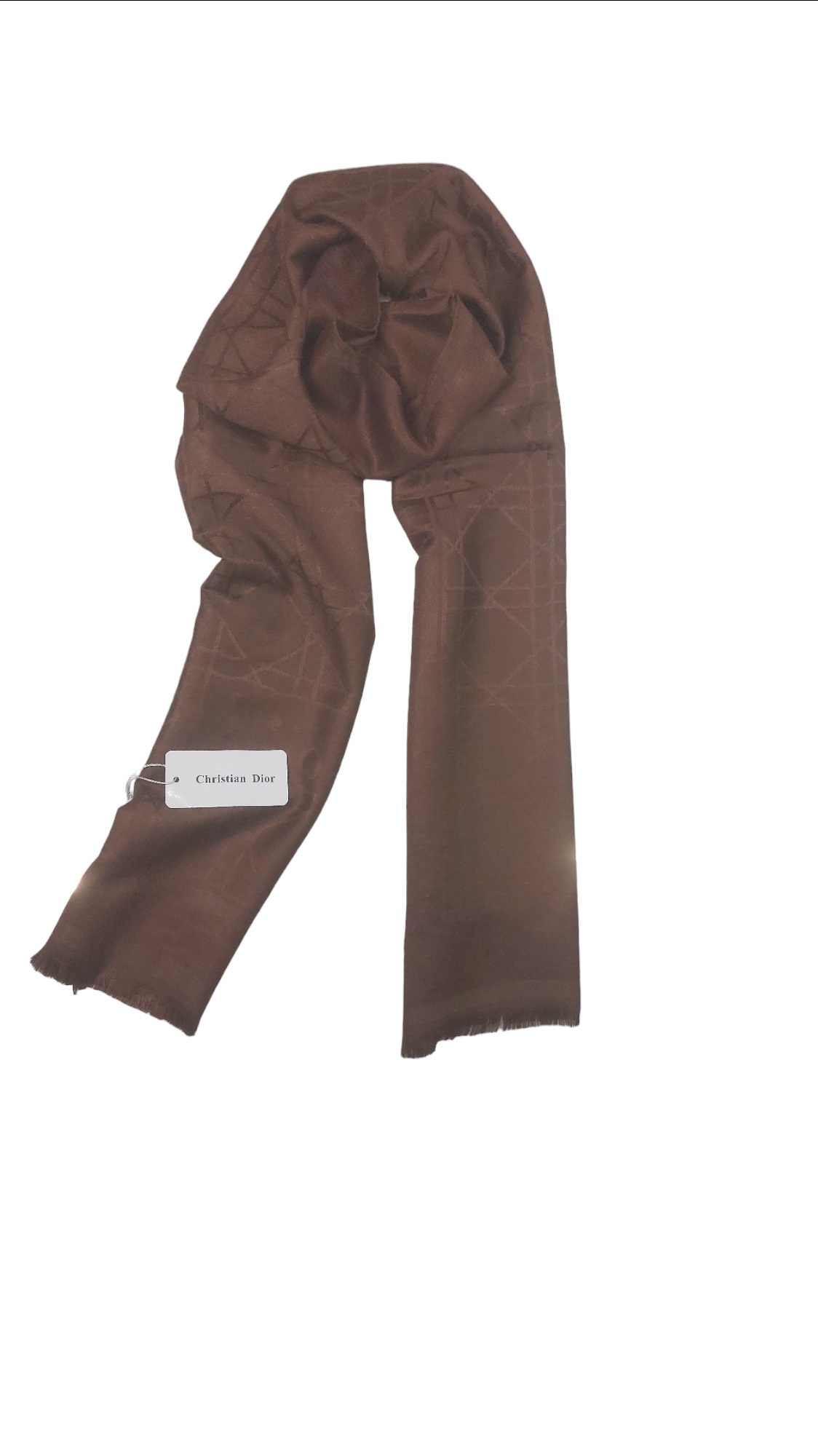 Dior Cashmere Stole - Dark Brown