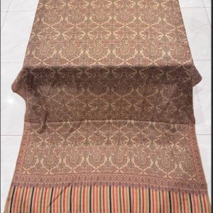 Bohemia Dark Beige – Printed Pashmina Shawl (2.5 Yards)