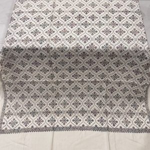 Nureen – Off White Embroidered Pashmina Shawl (2.5 Yards)