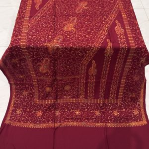 Ameera – Maroon Pashmina Shawl (2.5 Yards)