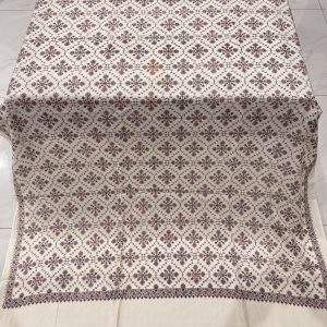 Nureen – Off White Embroidered Pashmina Shawl (2.5 Yards)