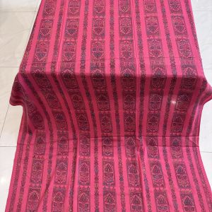 Eternal Grace – Full Embroidered Shocking Pink Pashmina Shawl