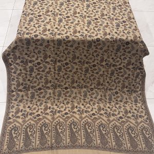 Dark Beige Kani Shawl with Classic Design