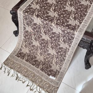 Bohemia Style Brown Pashmina Stole (28 x 70 inches)