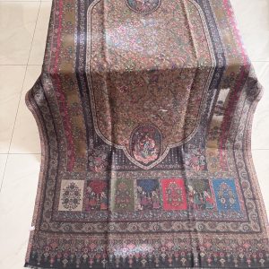 “Noir Radiance” Kani Moonlight Full Jaal Shawl