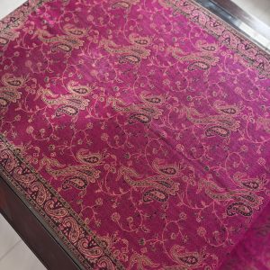 Bohemia Style Magenta Pashmina Stole (28 × 70 Inches)