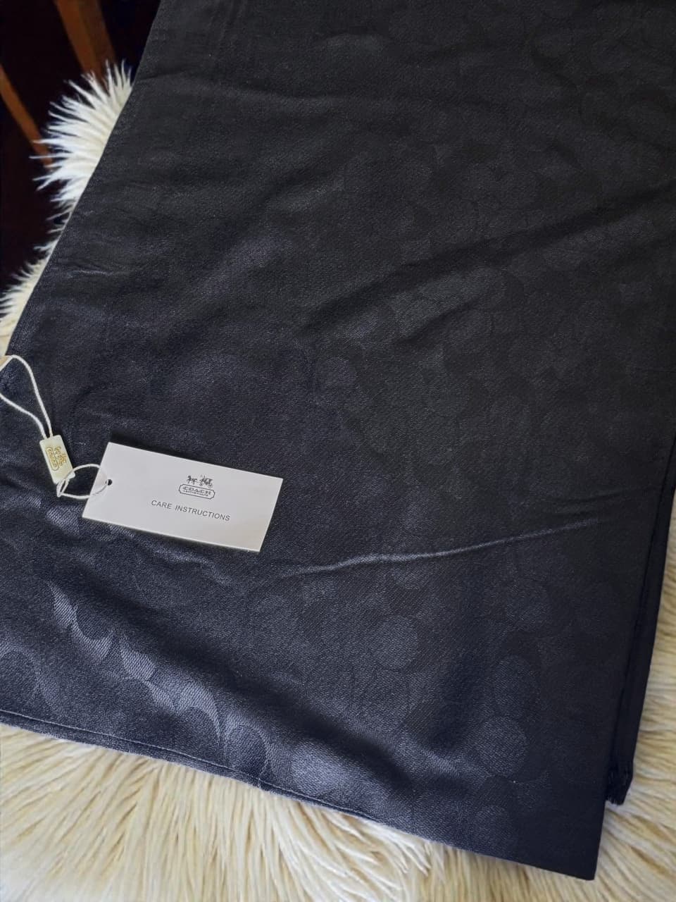 Coach Stole-Black - Image 2