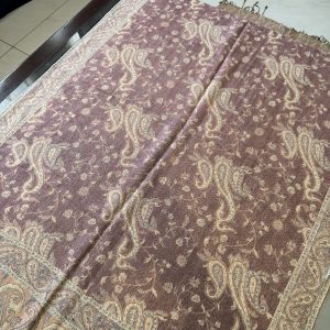 Bohemia Style Dusty Mauve Pashmina Stole (28 × 70 Inches)