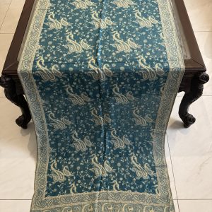 Bohemia Style Deep Teal Pashmina Stole (28 × 70 Inches)