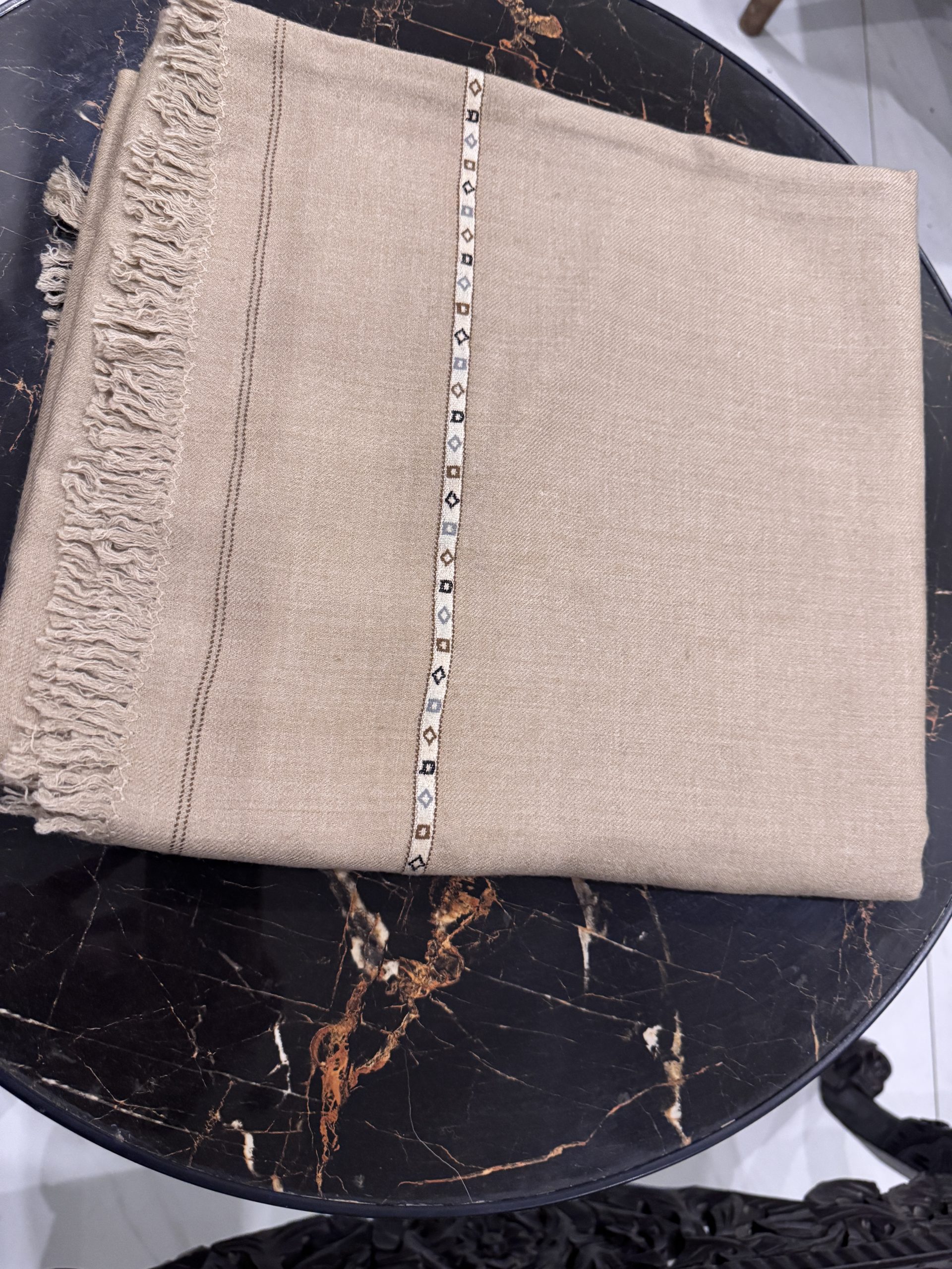 Men Shawl-Dark Beige - Image 2