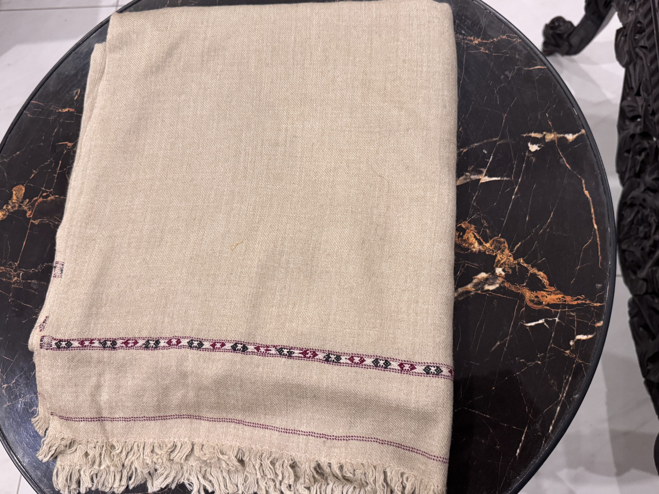 Men Shawl-Dark Beige 2