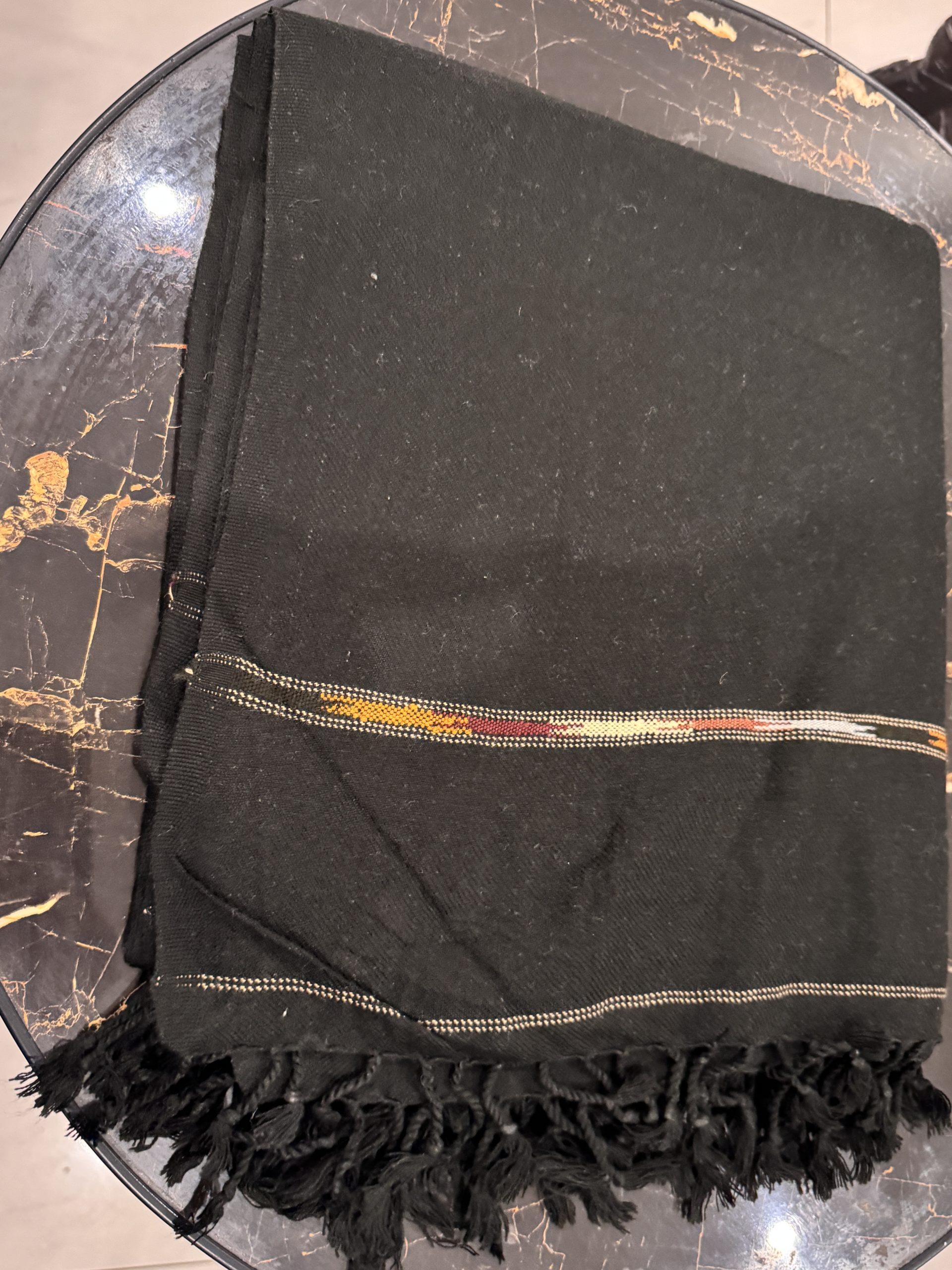 Men Shawl- Black Border - Image 2
