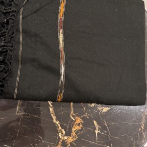 Men Shawl- Black Border