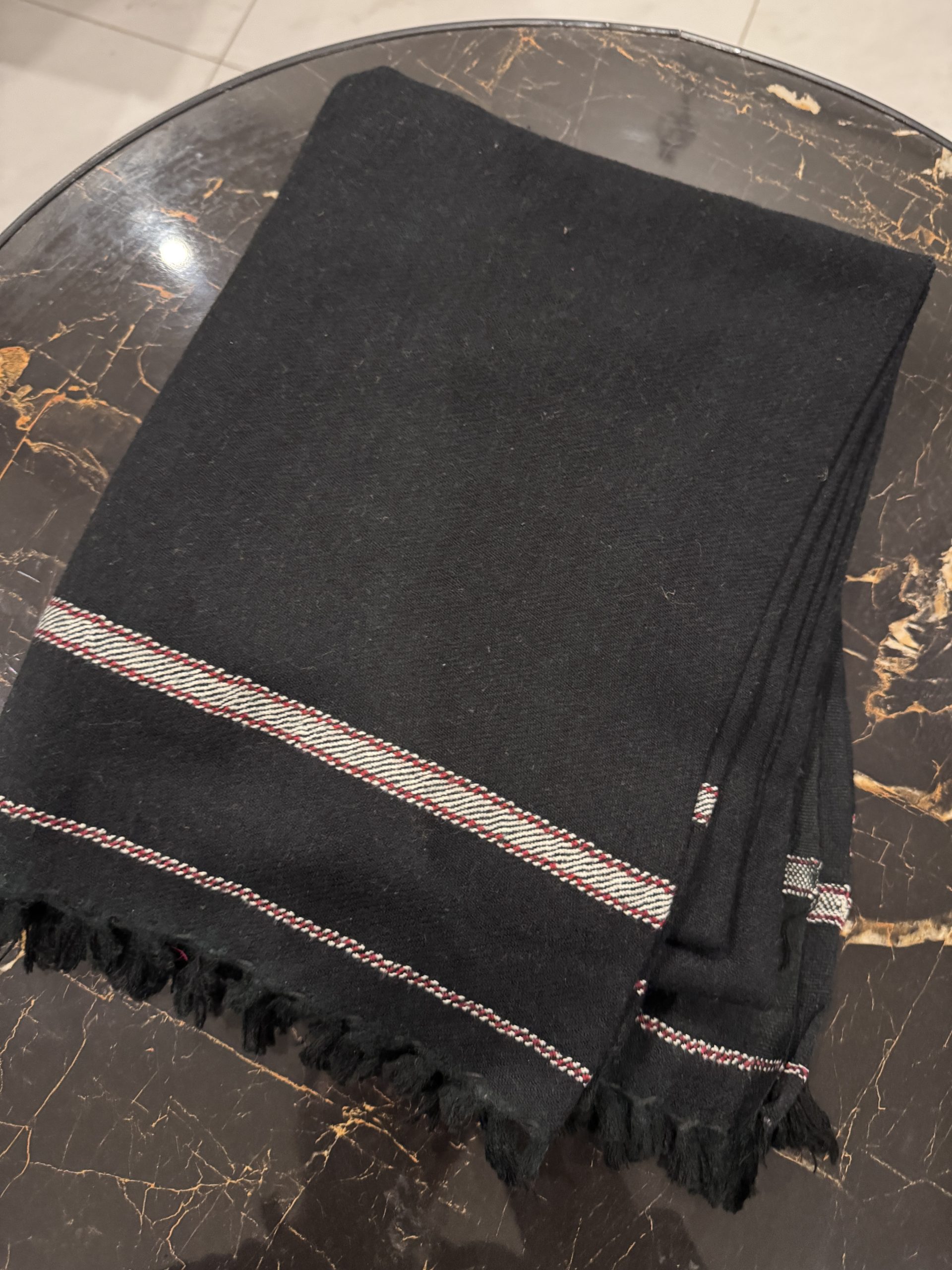 Boys Shawl- Black - Image 2