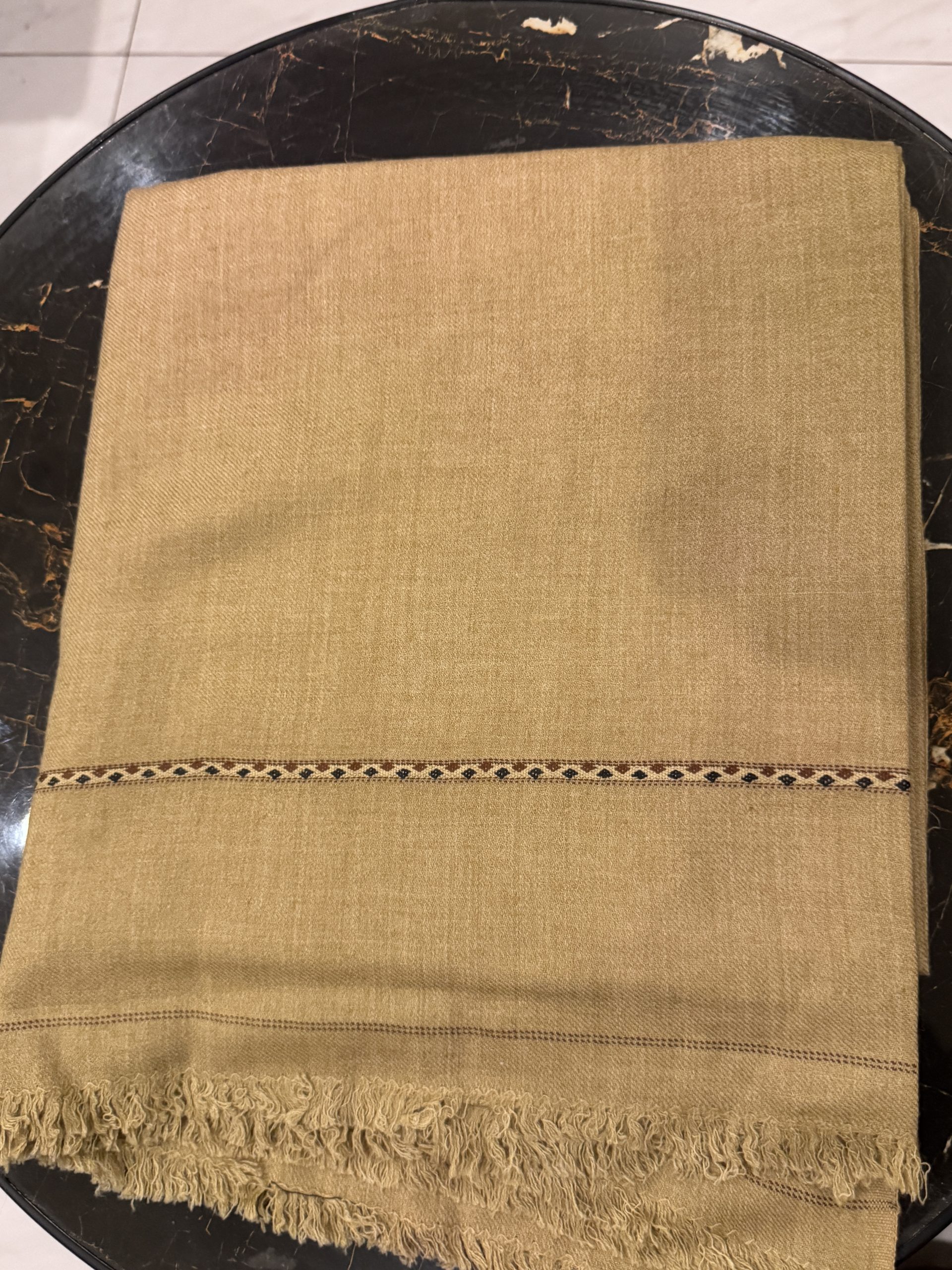 Men Shawl- Dark Beige 3