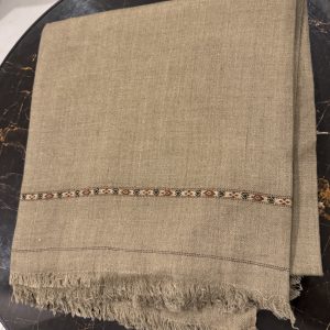 Men Shawl- Dark Brownish Beige